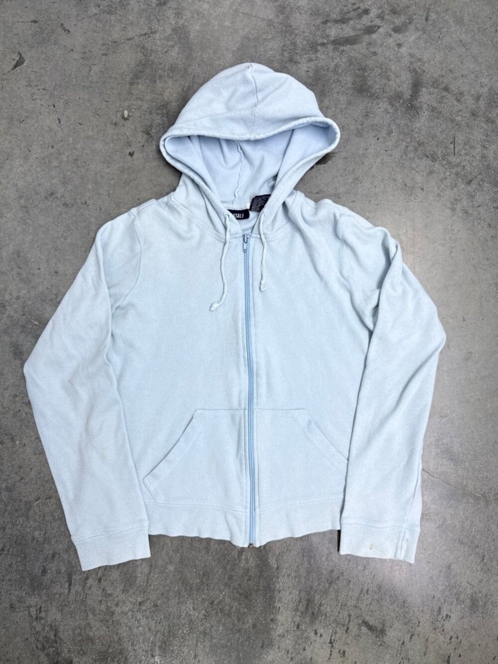 Y2K Aeropostale light blue zip hoodie – Women's Used Clothing